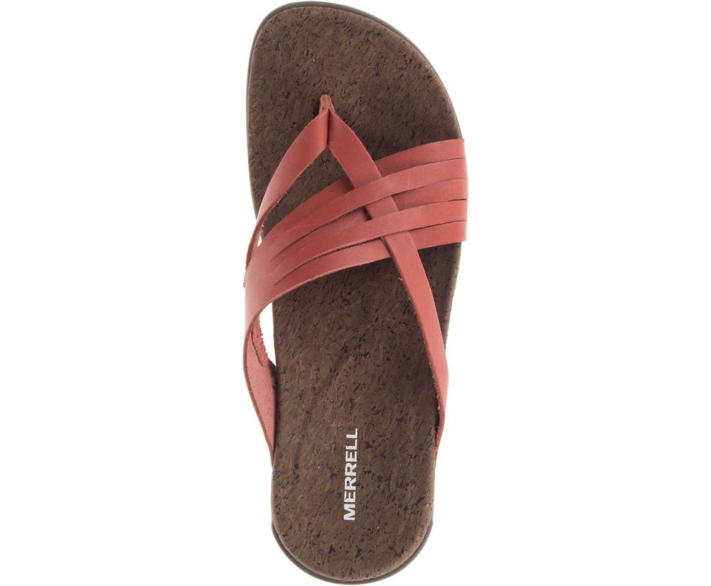 Sandálias Senhora - Merrell District Mahana Post - Vermelhas - WTZ365104